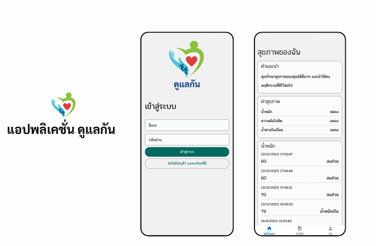 ดูแลกัน - แอปพลิเคชันสำหรับดูแลผู้ป่วย NCDs screenshot